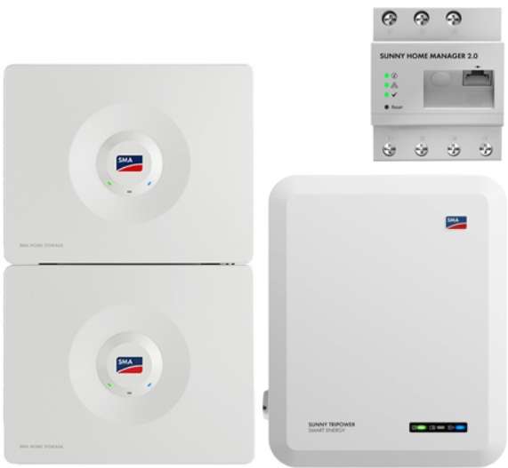System: SMA Sunny Tripower 10,0 Smart Energy + SMA Home Storage 6.56 kWh