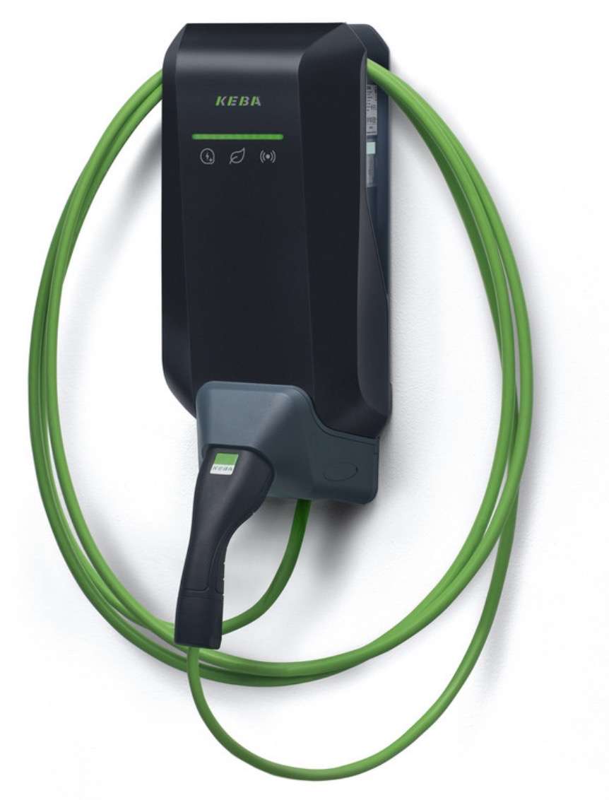 Wallbox: KEBA KeContact P40 Wallbox black 11kW- 6m Kabel