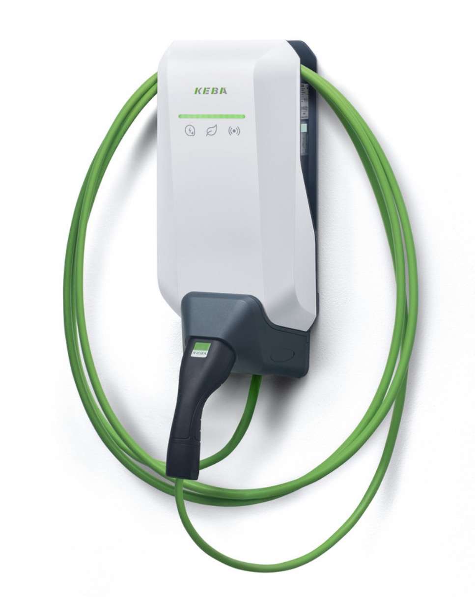 Wallbox: KEBA KeContact P40 Wallbox white 11kW- 6m Kabel
