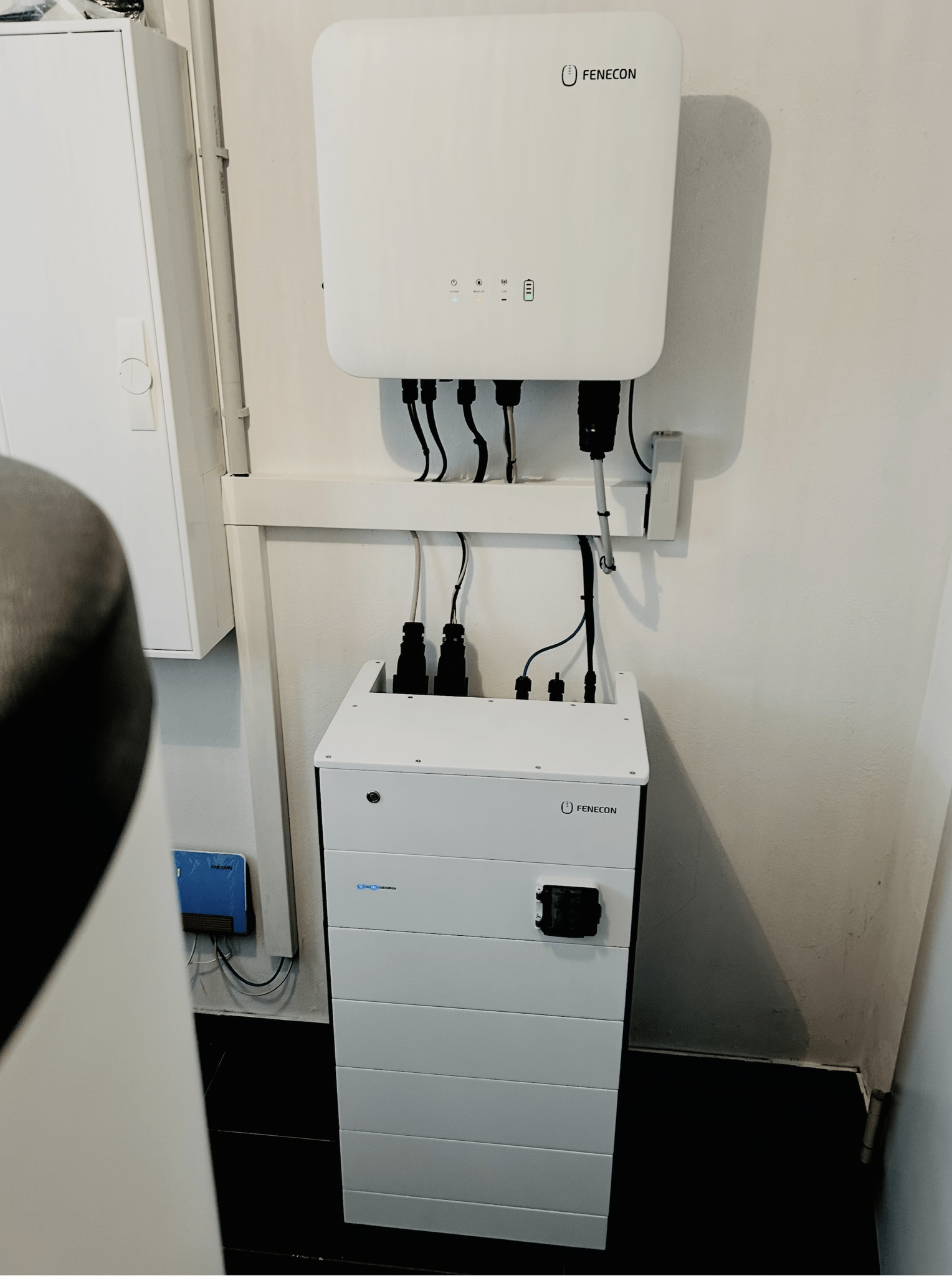 Saubere und strukturierte Installation