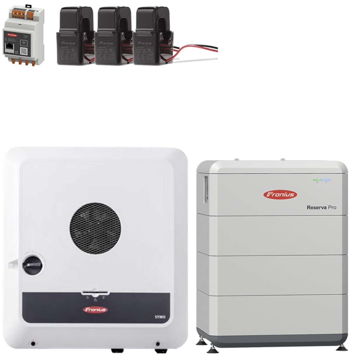 System: Fronius Symo GEN24 8,0 kW Plus + Reserva Pro 12.0